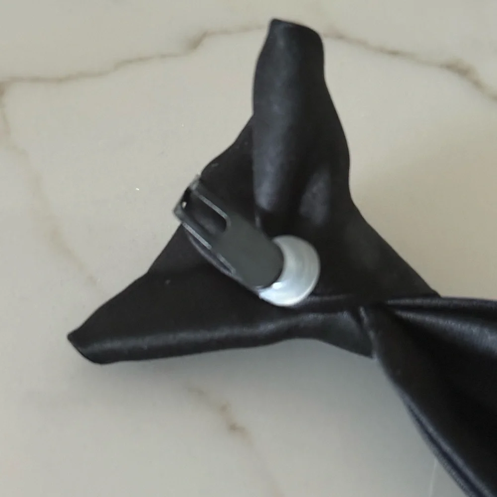 Black Necktie boys clip on